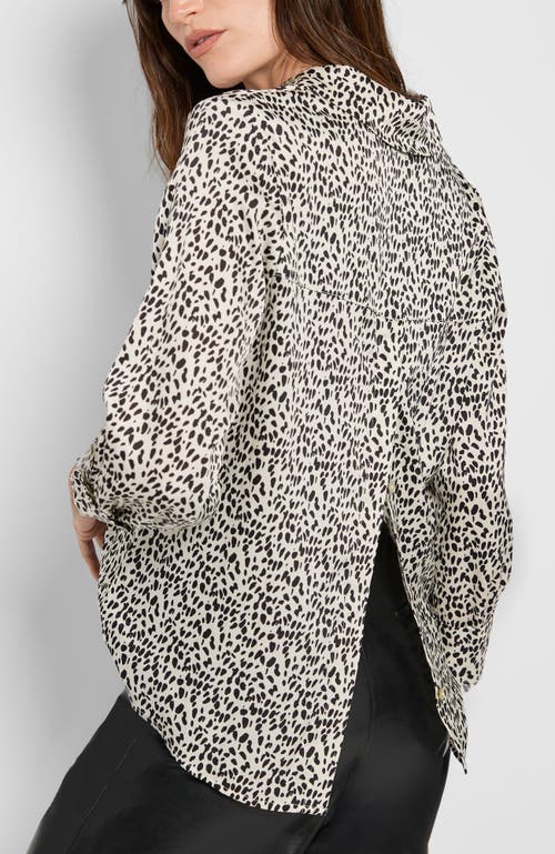 As By Df Marais Blouse In Polka Leopard Print