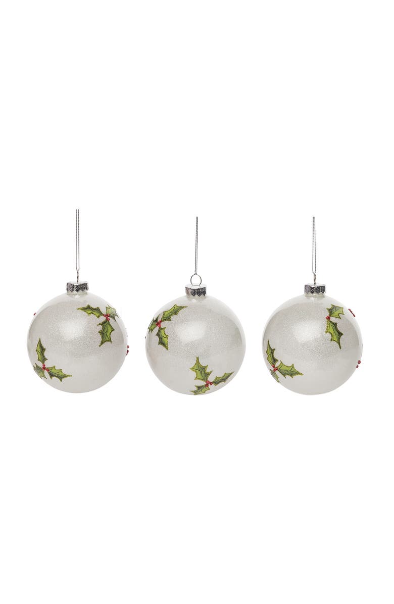 Transpac Multicolored Christmas Scarf Bird Ornament Set of 3, Alternate, color, Multicolored