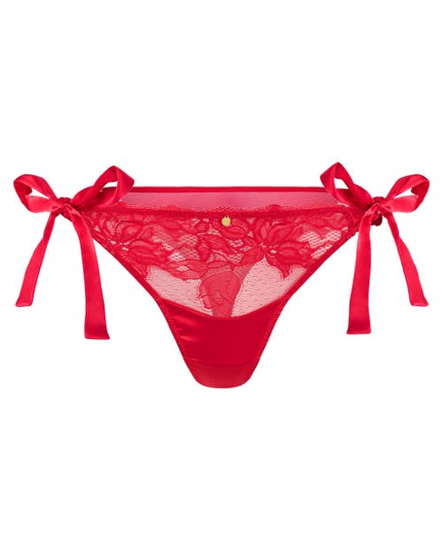 Adore Me Moxie Thong Panties In Dark Red