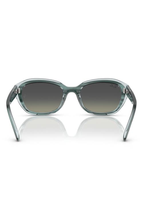 Ray Ban Ray-ban Kids' 48mm Irregular Sunglasses In Gradient Grey