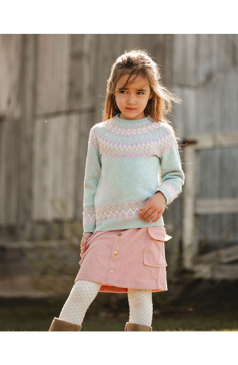 Deux par Deux Corduroy Skirt with Cargo Pockets, Alternate, color,
