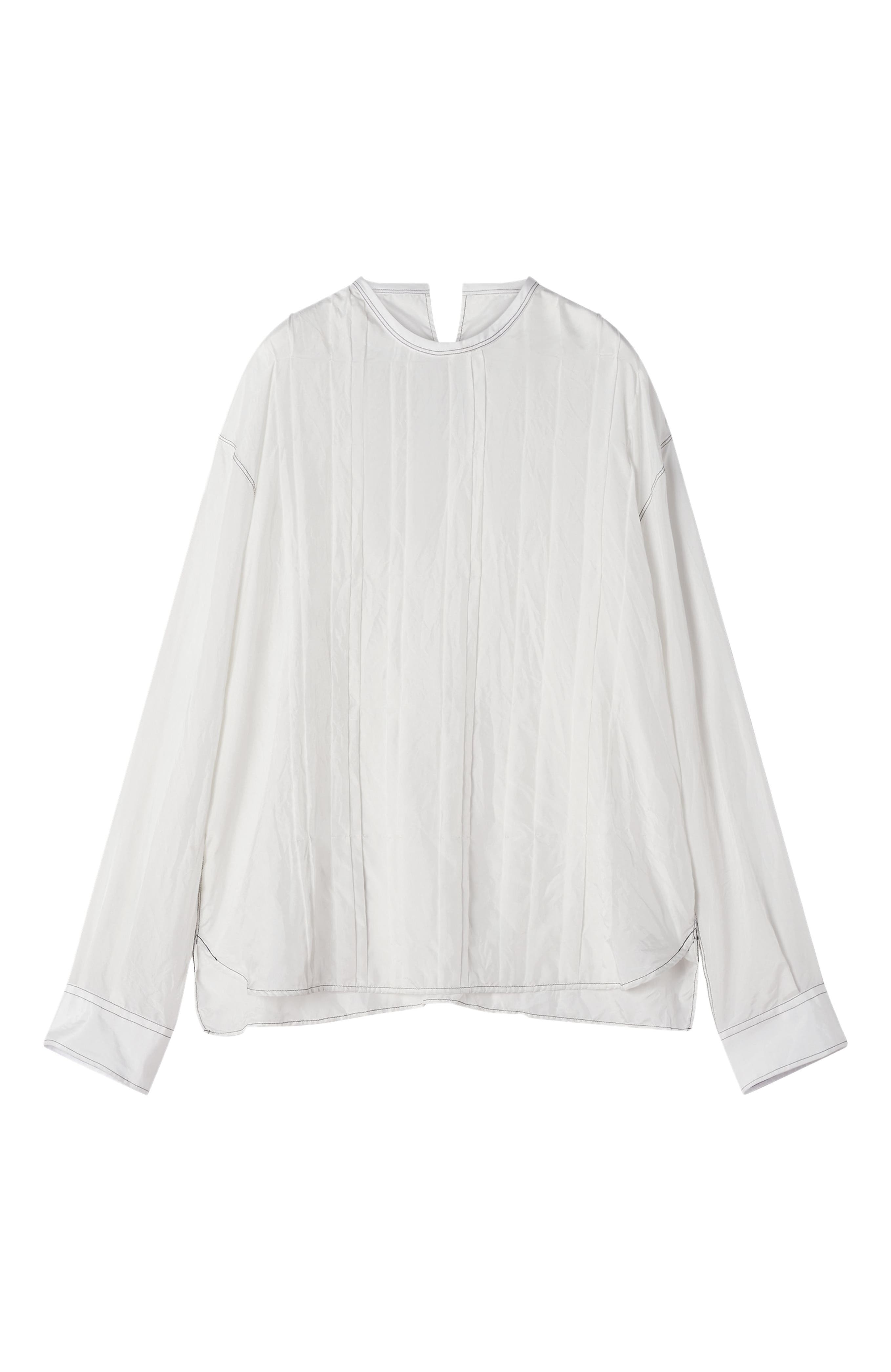 Pleated Silk Top - image 2