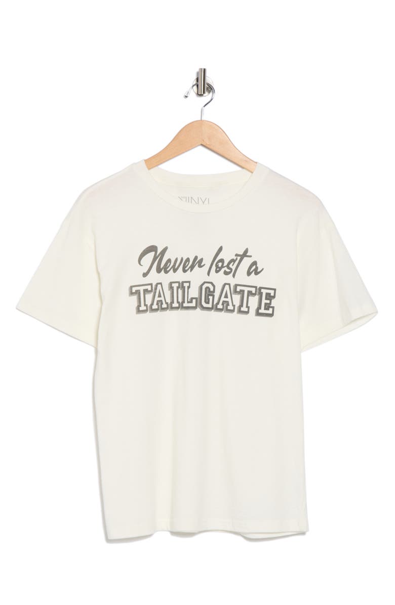 Vinyl Icons Tailgate Graphic T-Shirt, Alternate, color, Marshmallow