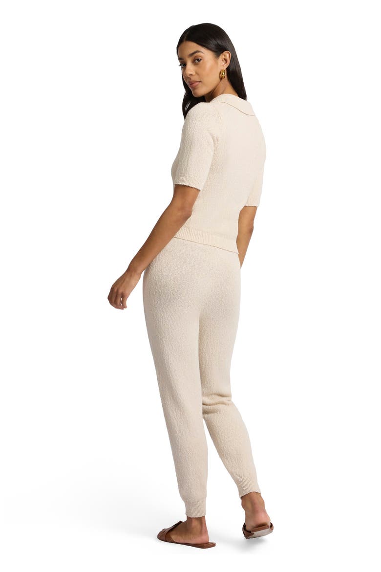 Cotton Boucle Polo, Alternate, color, Natural