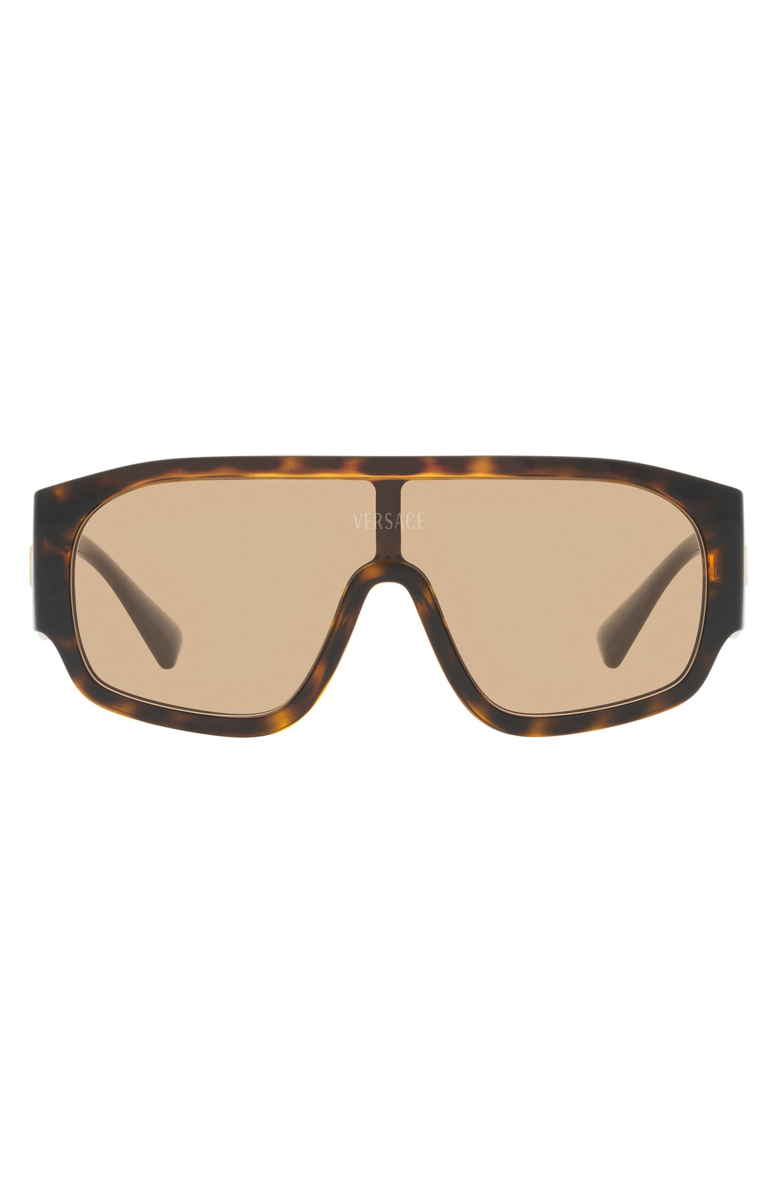 Versace 33mm Shield Sunglasses