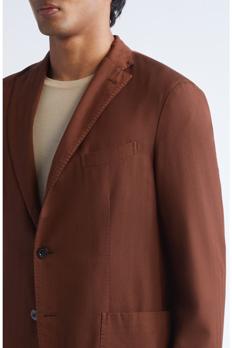 K-Jacket High Performance Virgin Wool Sport Coat, Alternate, color, RUST