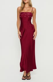 Princess Polly Engracia Sequin Satin Gown