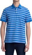 Bugatchi Stripe Mercerized Cotton Polo
