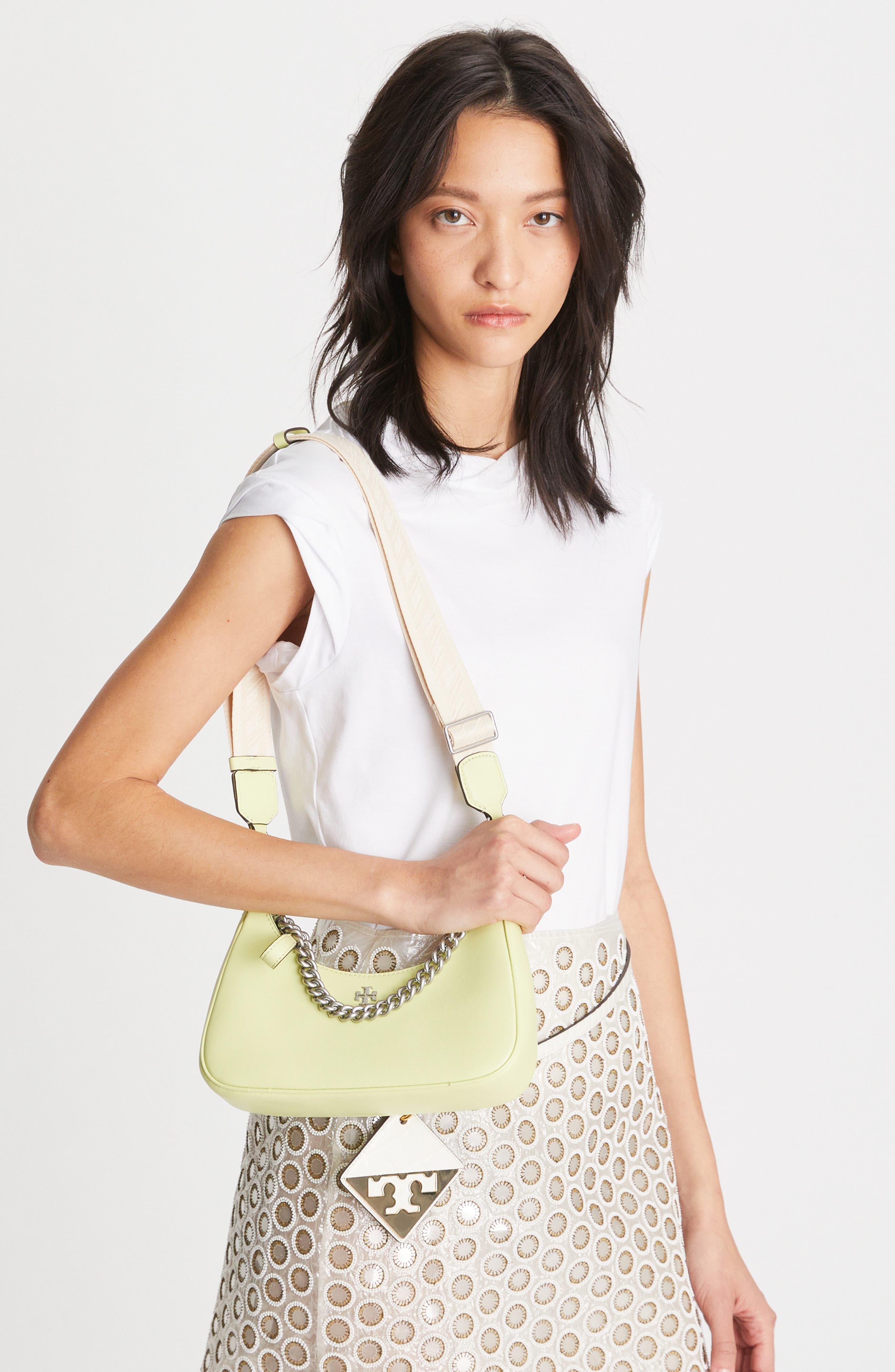 Tory Burch Mercer Small Convertible Shoulder Bag, Alternate, color, 