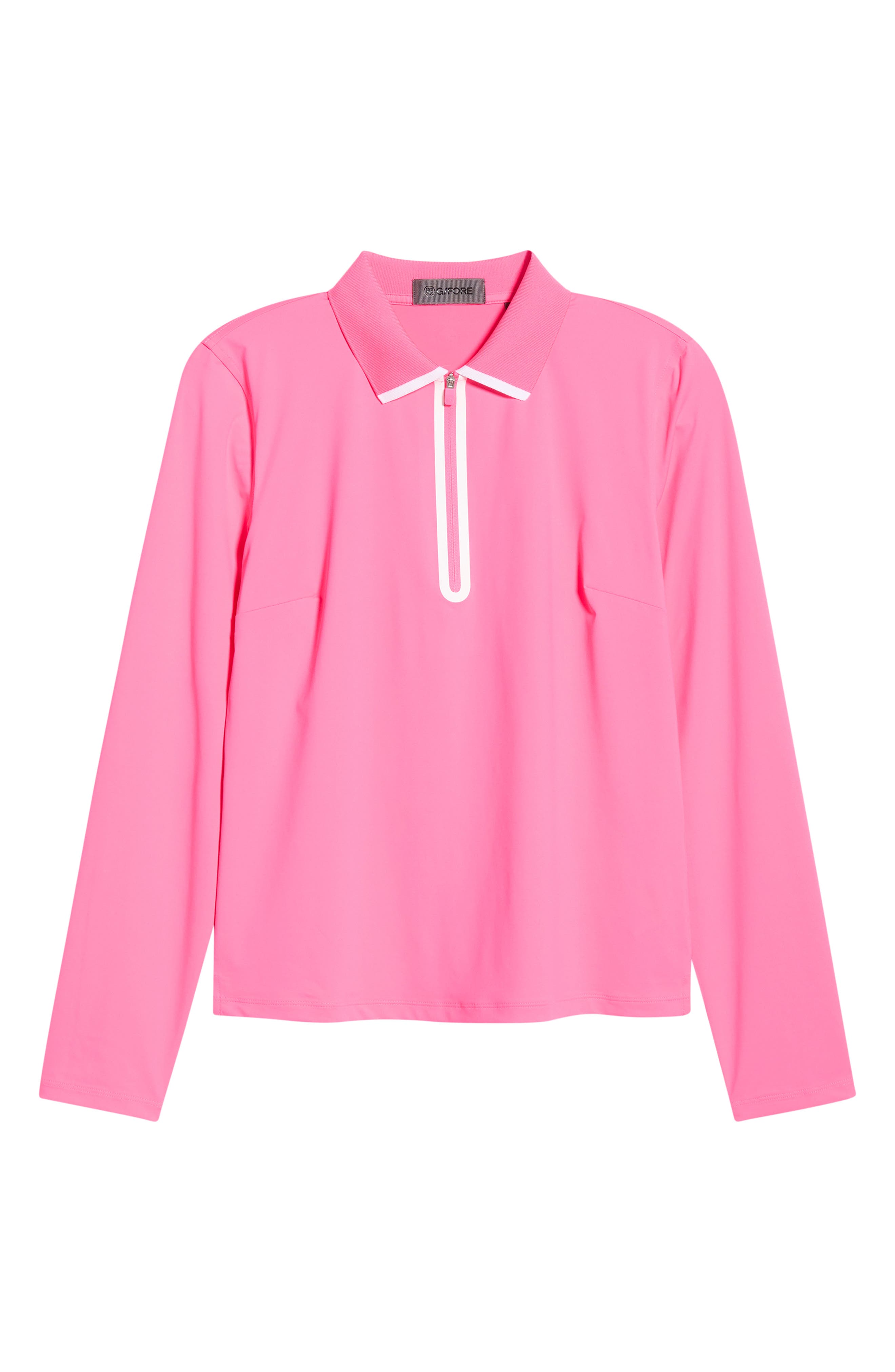 G/FORE Stretch Jersey Quarter Zip Polo (Women) | Nordstrom