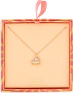 Leith Cubic Zirconia Rubber Ducky Pendant Necklace