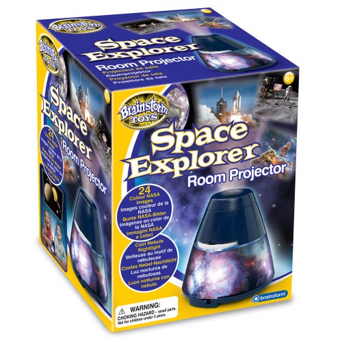 Brainstorm Toys Space Explorer Room Projector 24 Nasa & Hubble Spacecraft Images, Ages 6+ in Multicolored  product
