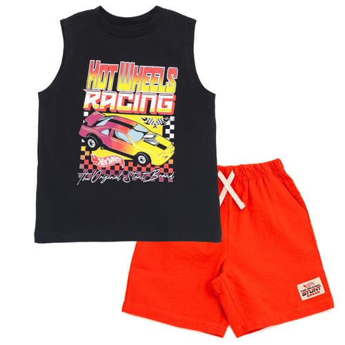 Hot Wheels Tank Top & Shorts Set In Multi