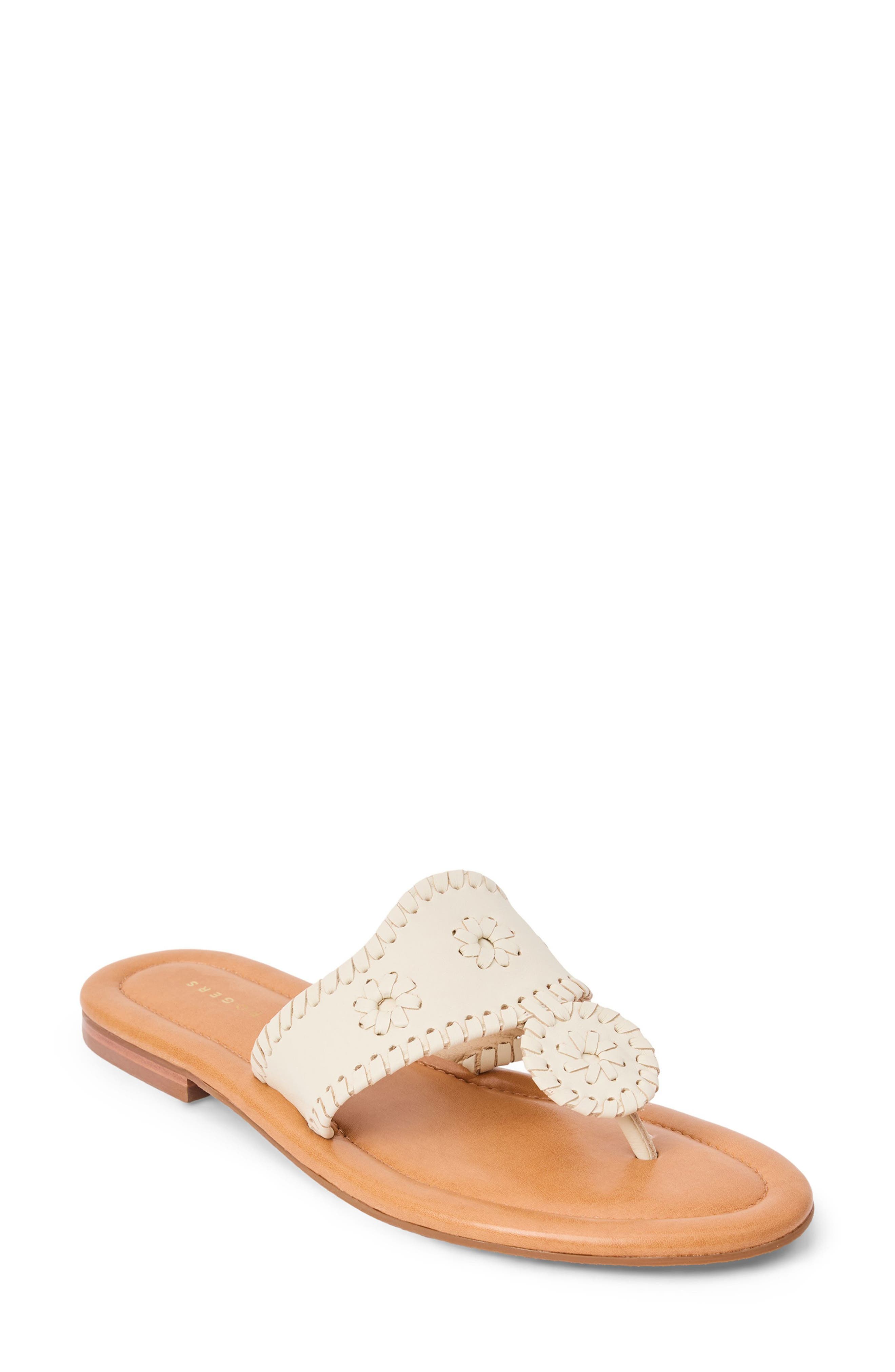 Jacks III Water Resistant Flip Flop, Main, color, IVORY