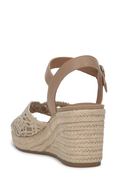 Shop Lucky Brand Coyna Espadrille Ankle Strap Platform Wedge Sandal In Rhodonite