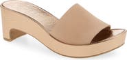 Pedro Garcia Diedra Leather Wedge Slide Sandal