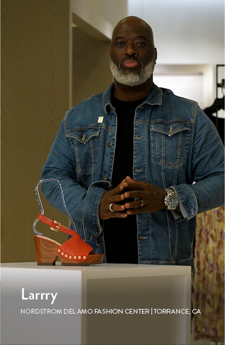 Amber Platform Wedge Sandal, sales video thumbnail