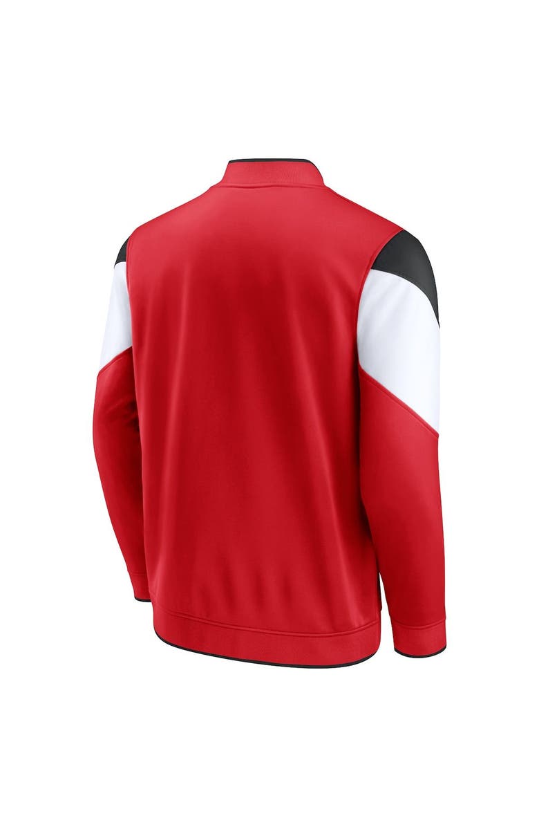 FANATICS Men's Fanatics Branded Red/Black Chicago Bulls League Best Performance Full-Zip Jacket, Alternate, color,