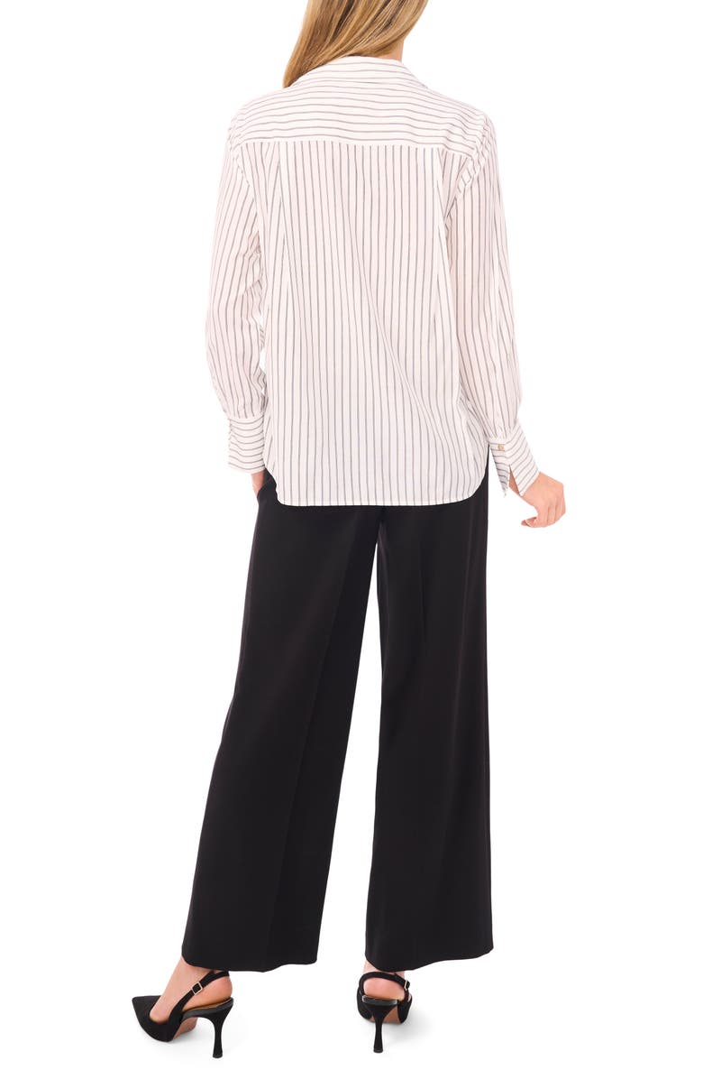 Halogen<sup>®</sup> Stripe Woven Shirt, Alternate, color, New Ivory