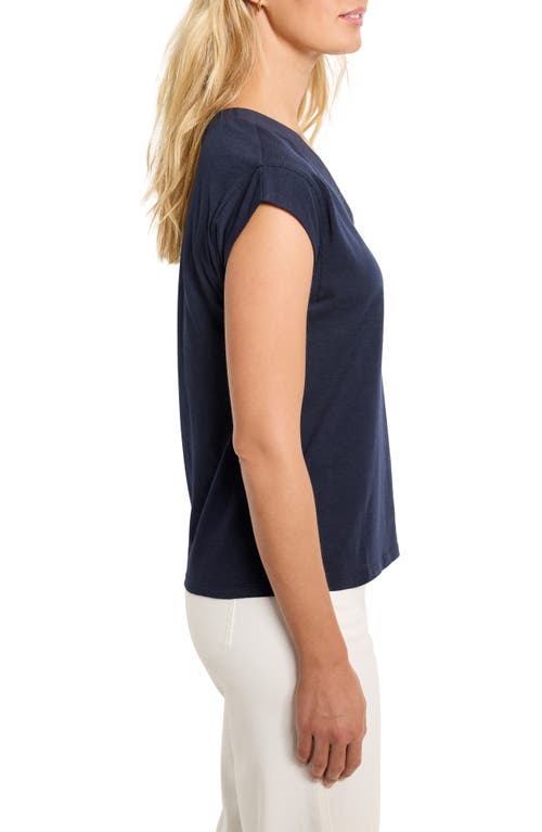 Nzt By Nic+zoe Cap Sleeve V-neck Top