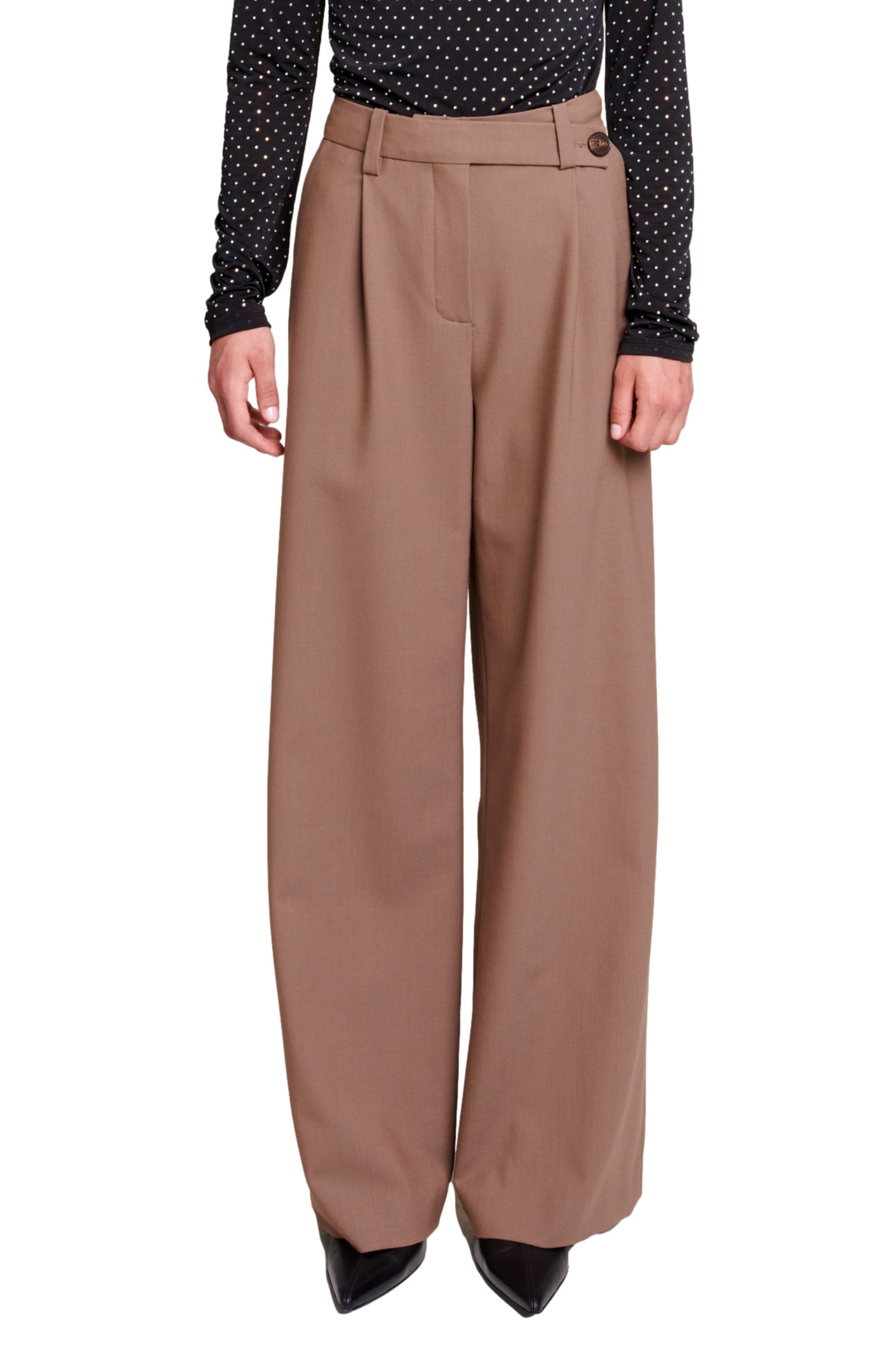 maje Pikinette Wide Leg Pants