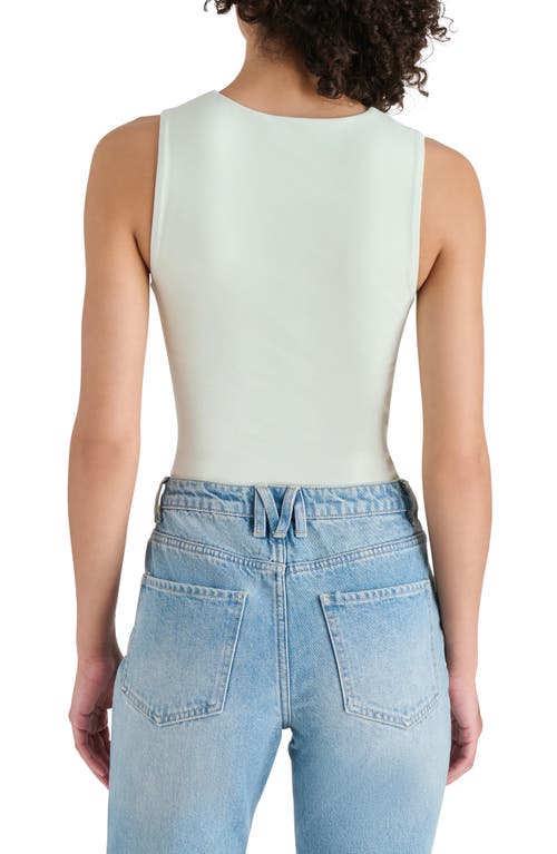 Steve Madden Sleeveless Bodysuit In Shamrock
