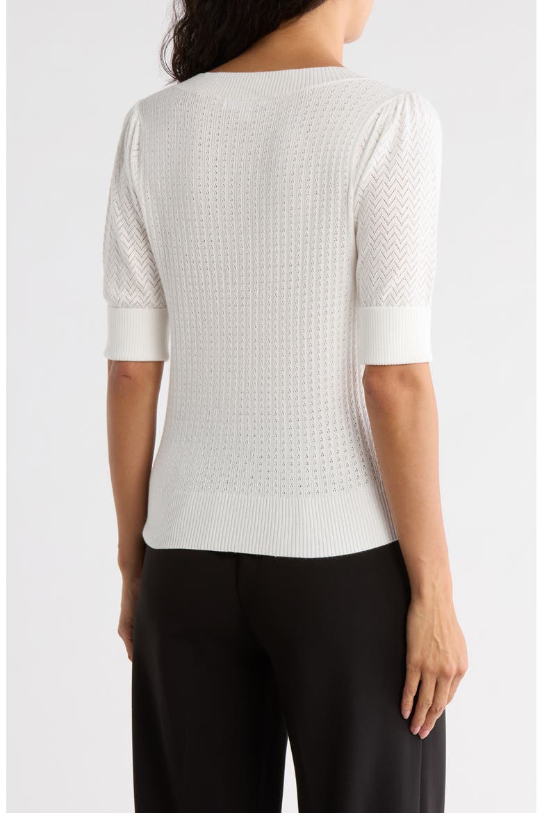 Pointelle Stitch Sweater, Alternate, color, SUGAR SWIZZLE