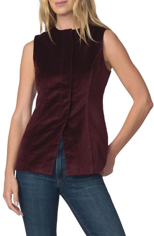 Joe's The Velveteen Sleeveless Tunic Top In Brown