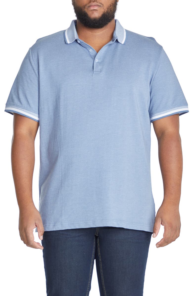 Johnny Bigg Marlow Tipped Short Sleeve Polo, Main, color, 