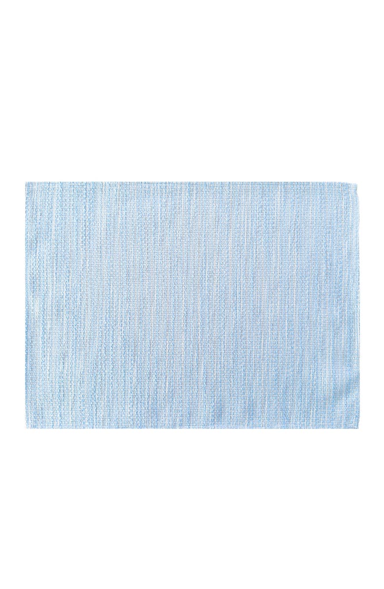 Anaya Bay View Indoor Outdoor Placemat, Main, color, Blue
