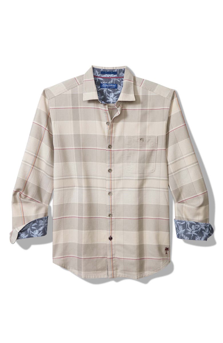 Tommy Bahama Canyon Beach Pebble Cay Flannel Button-Up Shirt, Main, color,