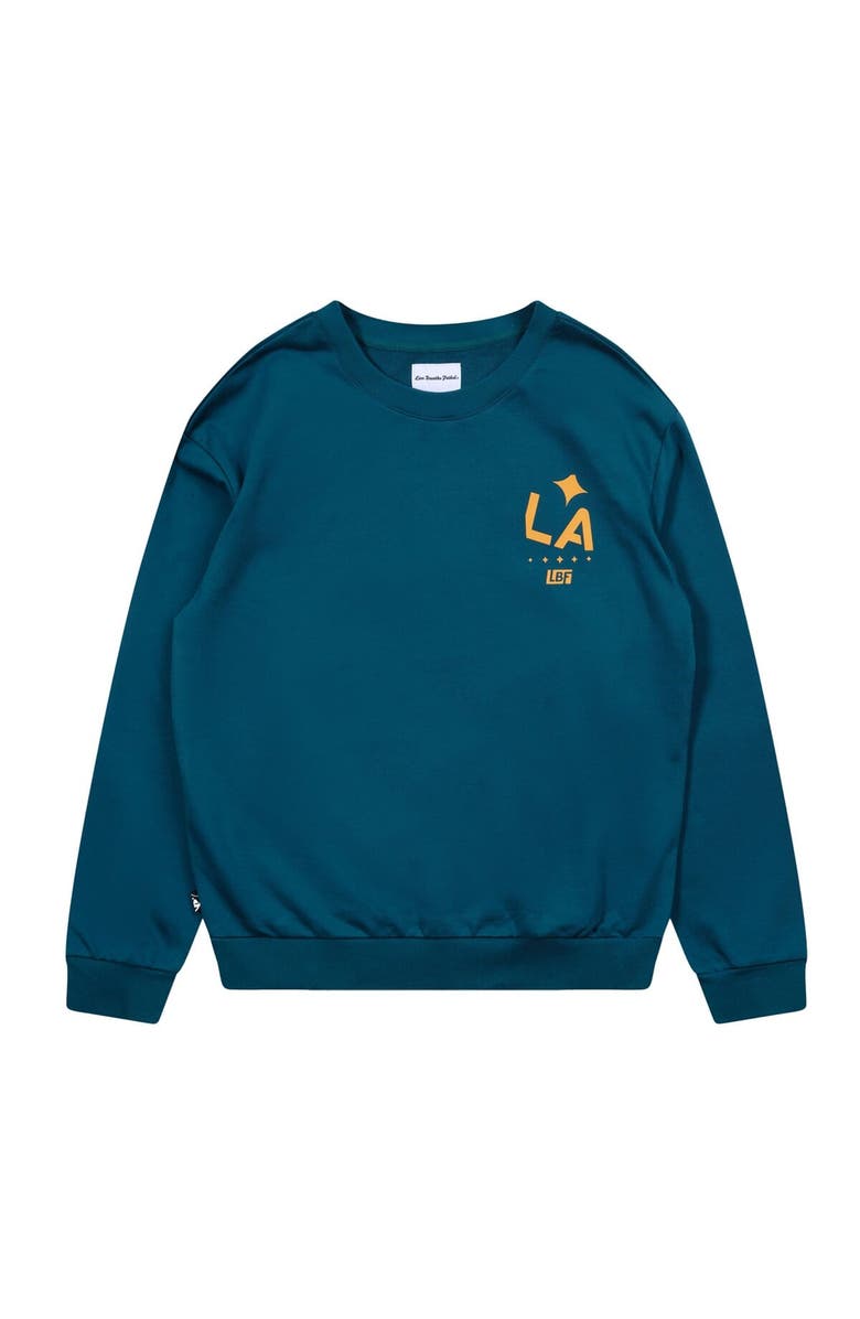Live Breathe Futbol Unisex Live Breathe Futbol Green LA Galaxy Pullover Sweatshirt, Alternate, color, Green