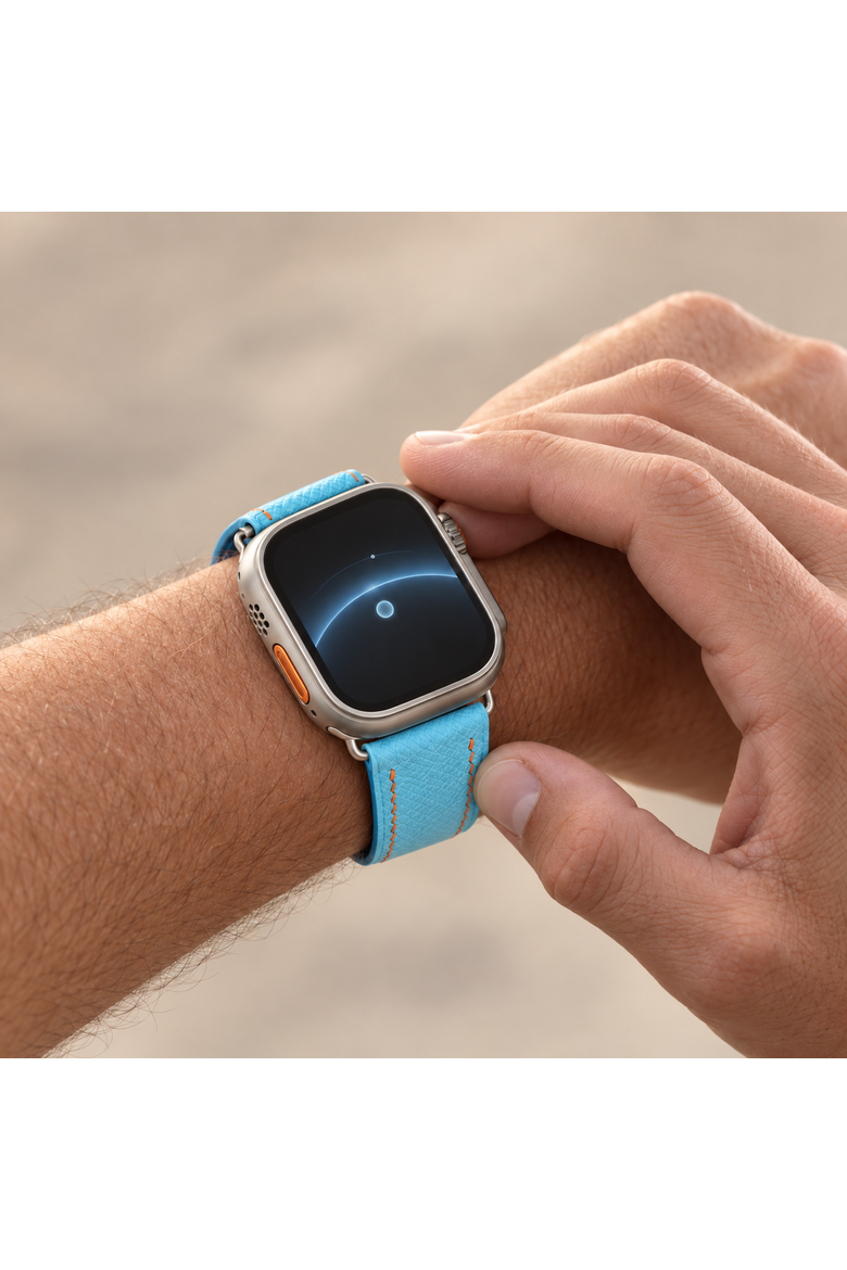 The Legacy Apple Ultra Watch Band, Alternate, color, Bluebonnet Blue