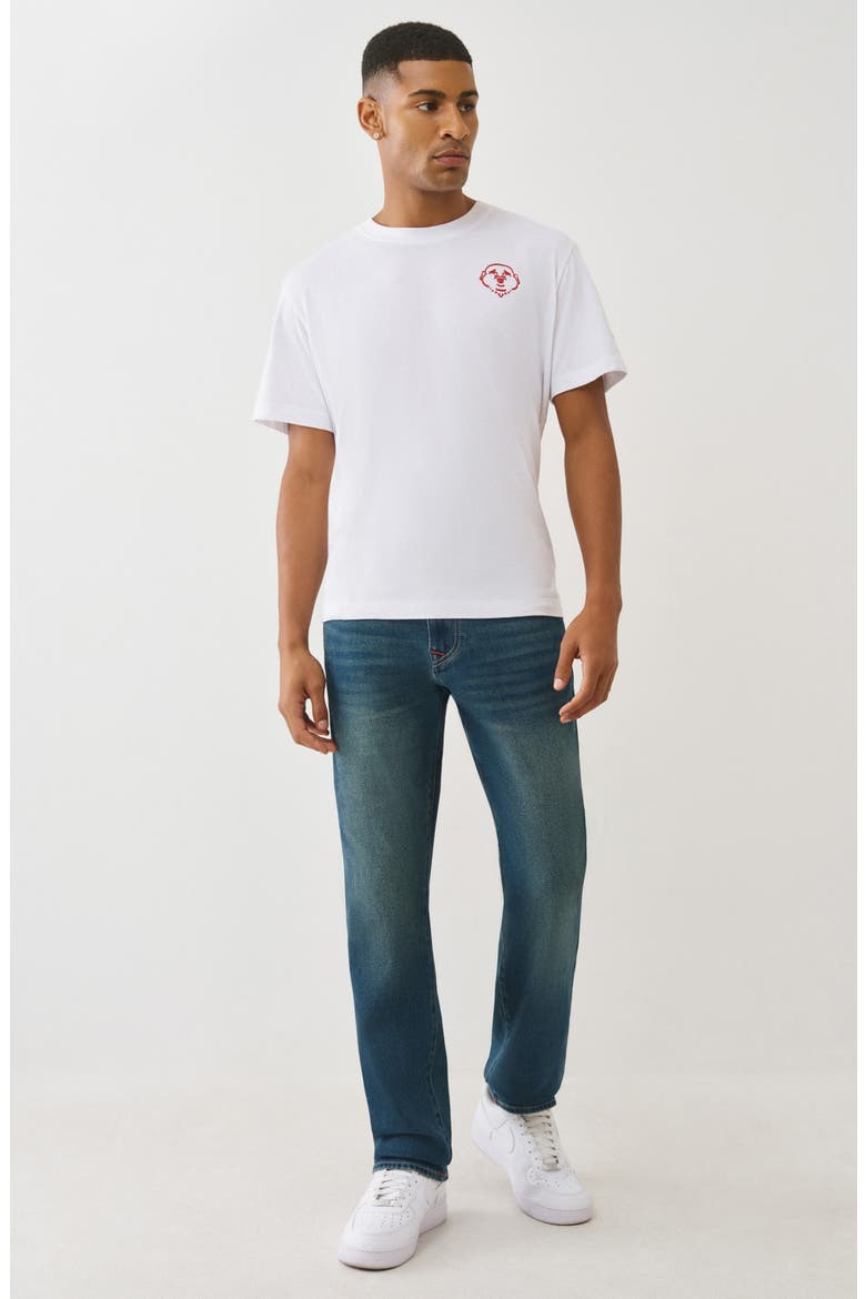 Ricky Slim Leg Jeans, Alternate, color, MEDIUM TOASTED CINNAMON WASH