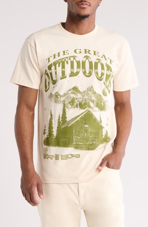 The Great Outdoors Cotton Graphic T-Shirt