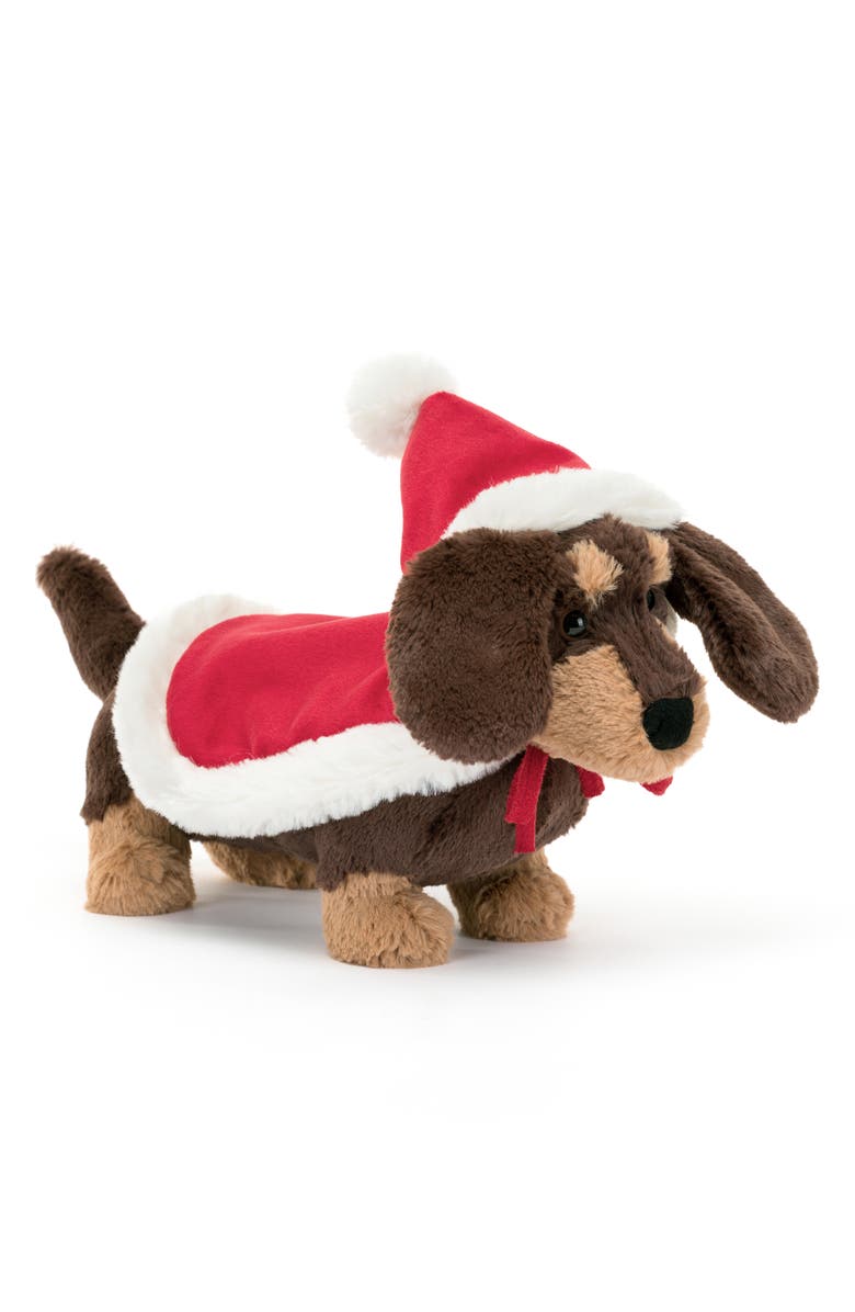 Jellycat Winter Warmer Otto the Sausage Dog Stuffed Animal, Main, color, 