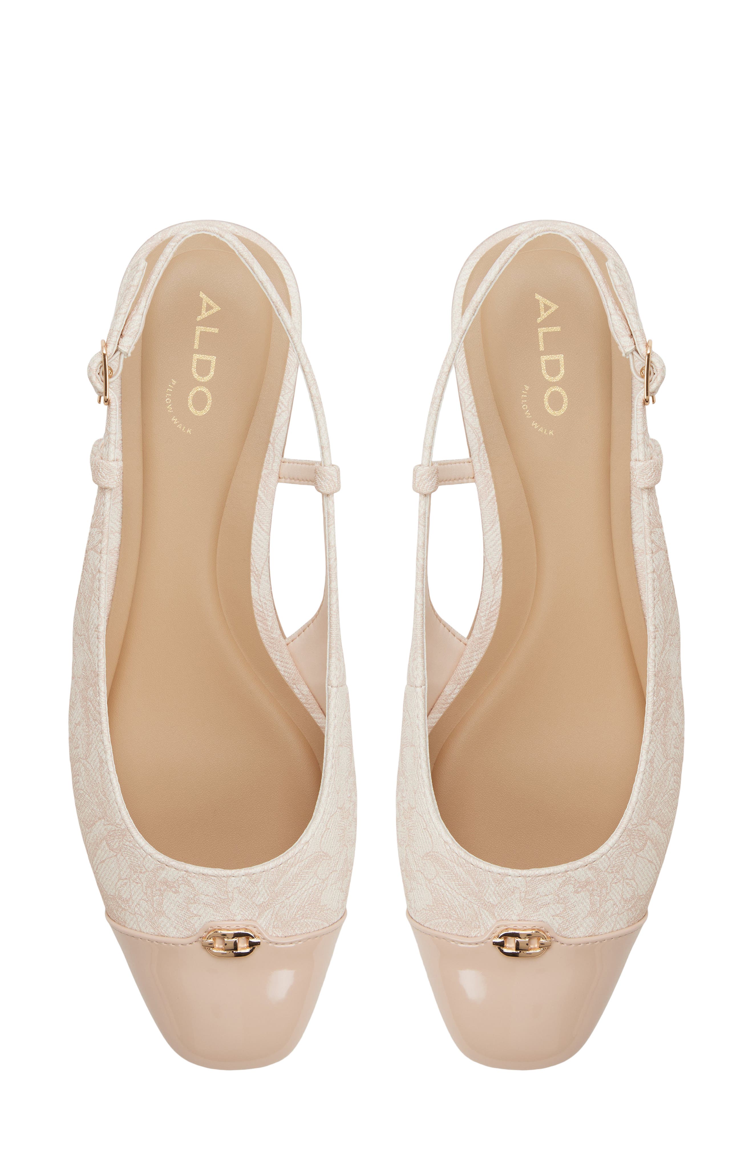 Maree Slingback Cap Toe Pump, Alternate, color, BARELY PINK