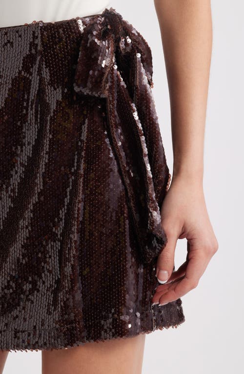 WAYF WAYF FOR KEEPS SEQUIN MINISKIRT 