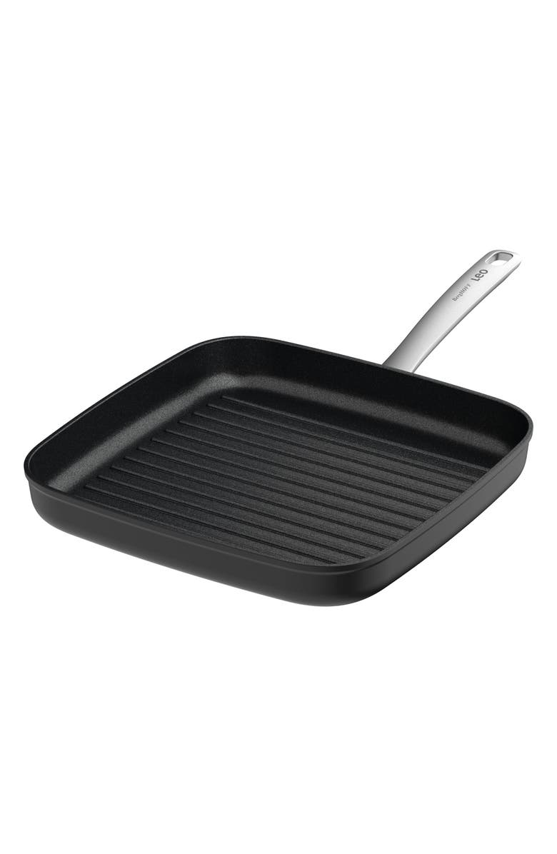 BergHOFF Leo 11-Inch Graphite Grill Pan, Main, color, Black