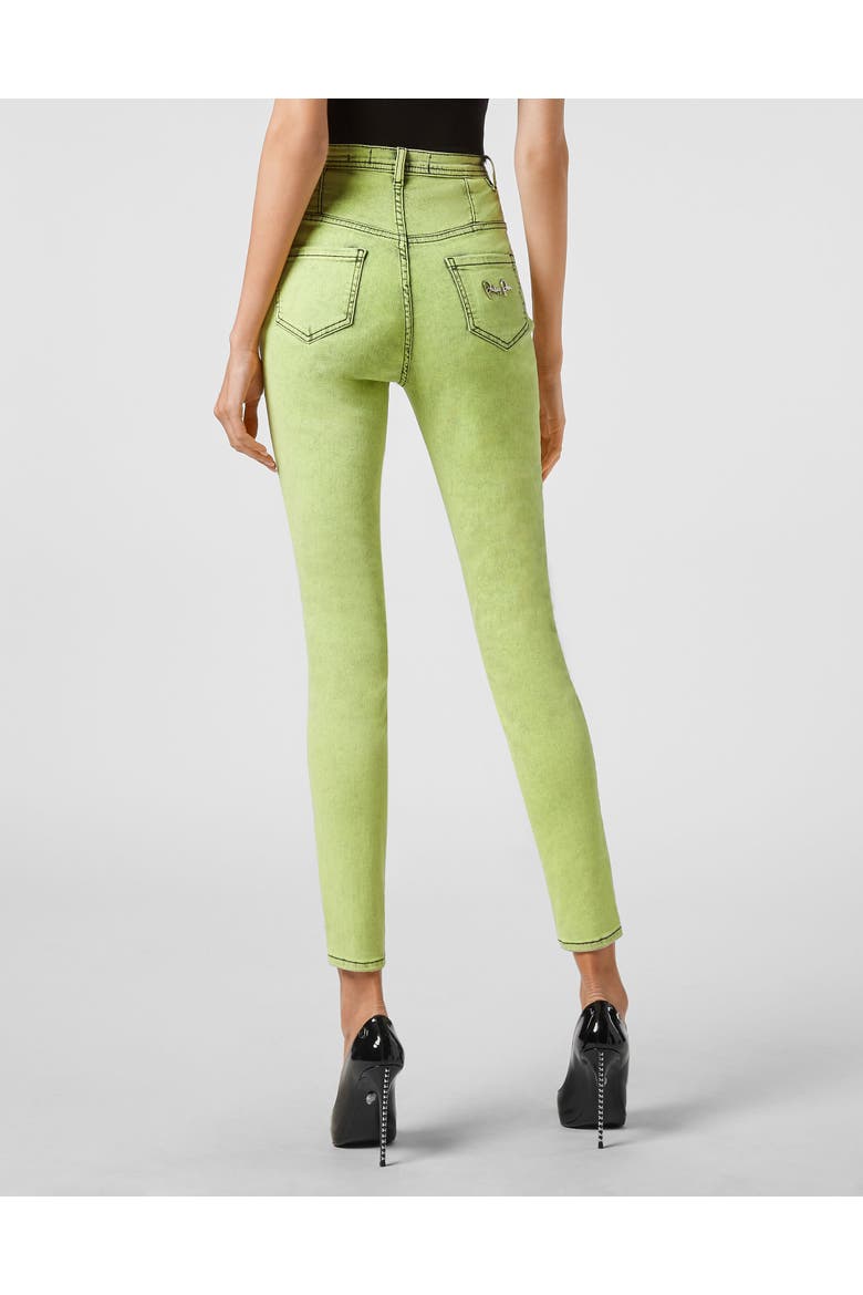 Super High Waist Jegging Women, Alternate, color, AcidYellow