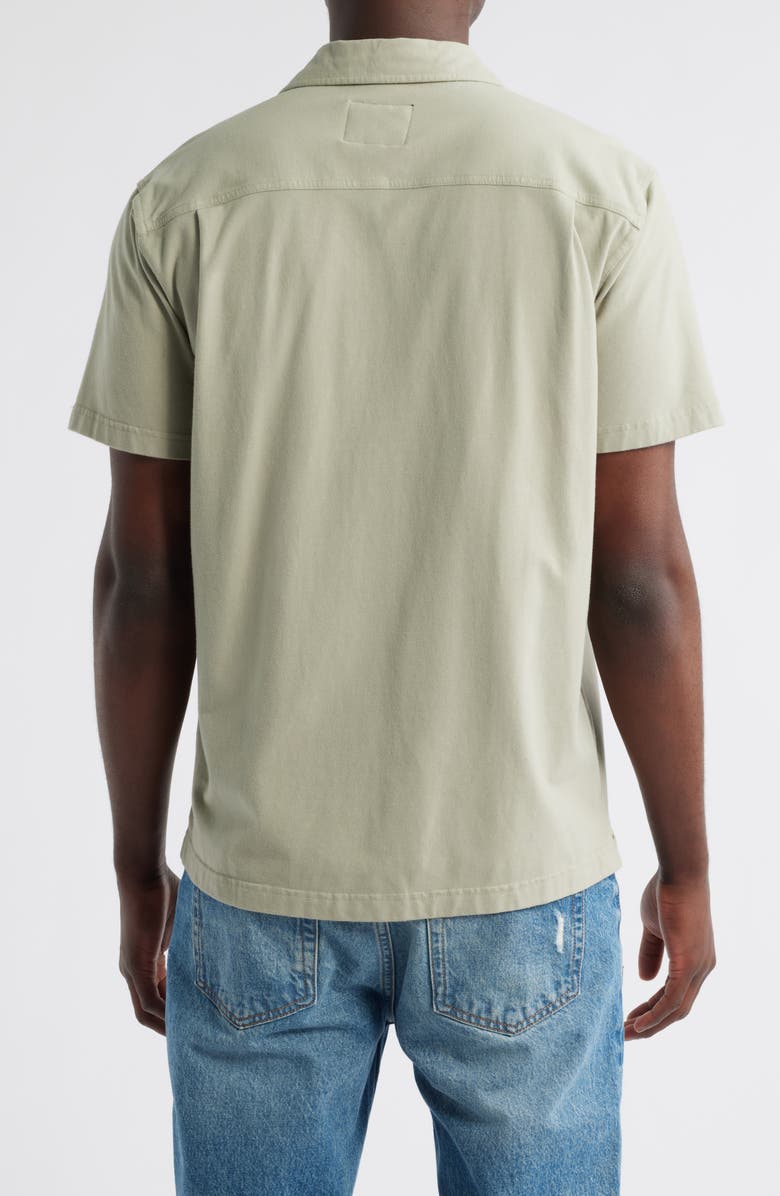 Rails Flint Stretch Cotton Camp Shirt, Alternate, color, Sage