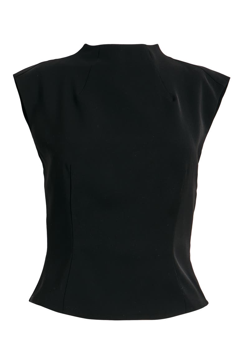 The Ultimate Muse Cap Sleeve Top, Alternate, color, BLACK