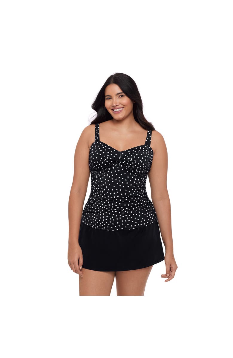 Trimshaper Ava Underwire Tankini Swimsuit Top, Main, color, Sea Stones