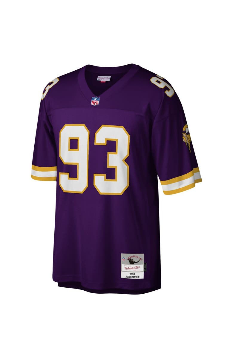 Mitchell & Ness Men's Mitchell & Ness John Randle Purple Minnesota Vikings Legacy Replica Jersey, Alternate, color,
