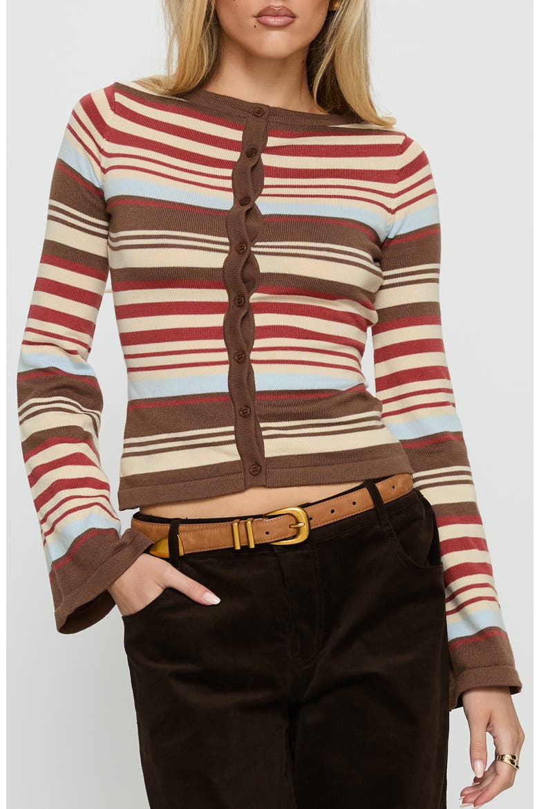 Milda Stripe Cardigan, Main, color, MULTI STRIPE