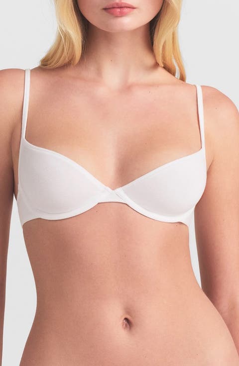 Everyday Cotton Underwire Unlined Demi Bra