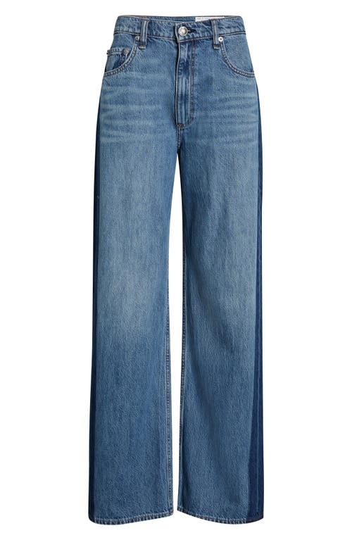 Rag & Bone Womens Balboashdw The Shea Straight-leg Denim Jeans In Blue