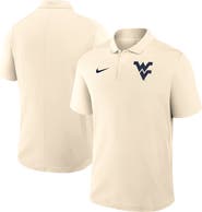 Nike Men's Nike Tan West Virginia Mountaineers Primary Logo Victory Performance Polo