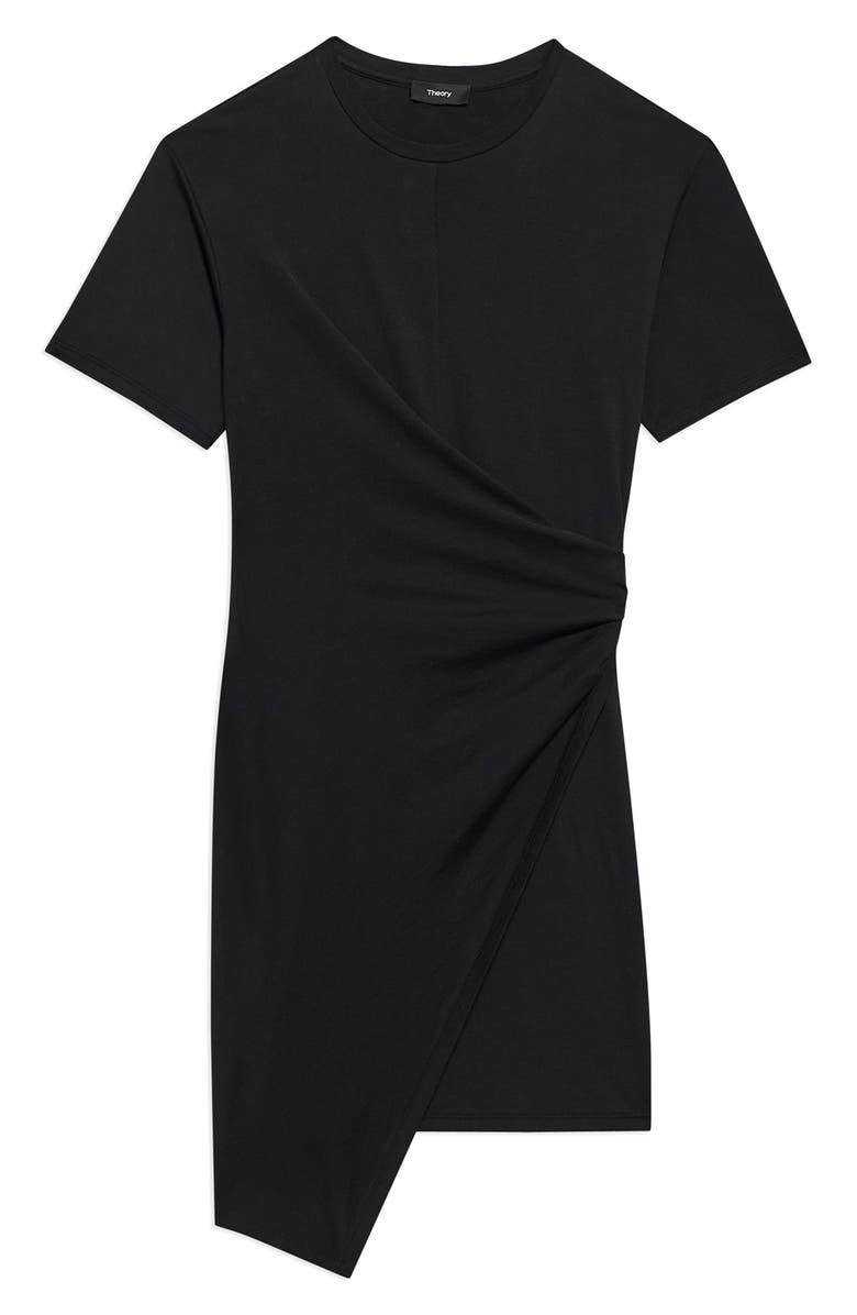 Theory Drape Organic Pima Cotton T-Shirt Dress, Alternate, color, 