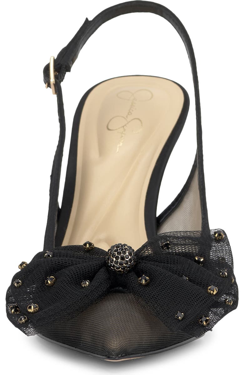 Jessica Simpson Lavilra Slingback Pointed Toe Pump, Alternate, color, Black